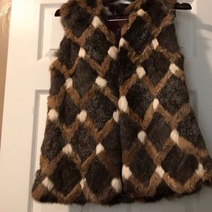 Reversible Authentic Fur Vest